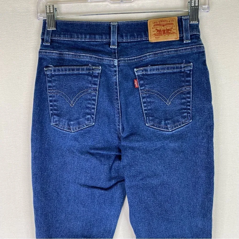 Levi’s Jeans Girls Blue Denim 517 Flare Y2K Vintage Stretch 5 Pockets 10 1/2